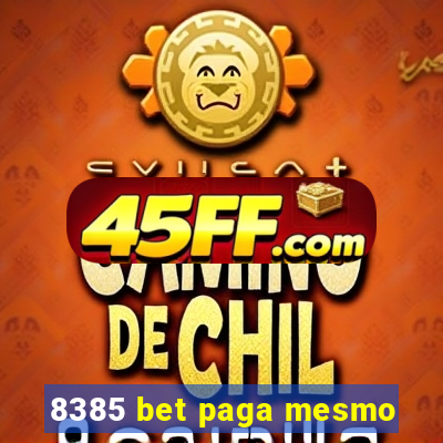 8385 bet paga mesmo